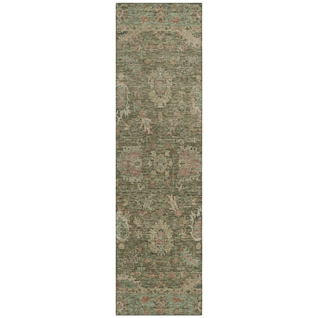 Addison Chantille ACN2104 Global Machine Made Traditional Olive Rug