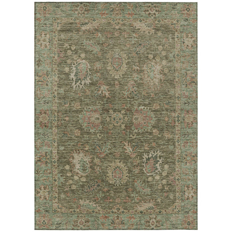 Addison Chantille ACN2104 Global Machine Made Traditional Olive Rug