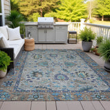 Addison Chantille ACN2104 Global Machine Made Traditional Pewter Rug