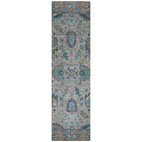 Addison Chantille ACN2104 Global Machine Made Traditional Pewter Rug