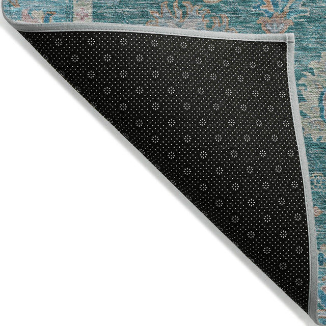 Addison Chantille ACN2104 Global Machine Made Traditional Teal Rug