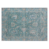 Addison Chantille ACN2104 Global Machine Made Traditional Teal Rug