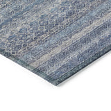 Addison Chantille ACN2105 Stripes Machine Made Transitional Blue Rug