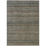 Addison Chantille ACN2105 Stripes Machine Made Transitional Chocolate Rug