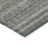 Addison Chantille ACN2105 Stripes Machine Made Transitional Pewter Rug