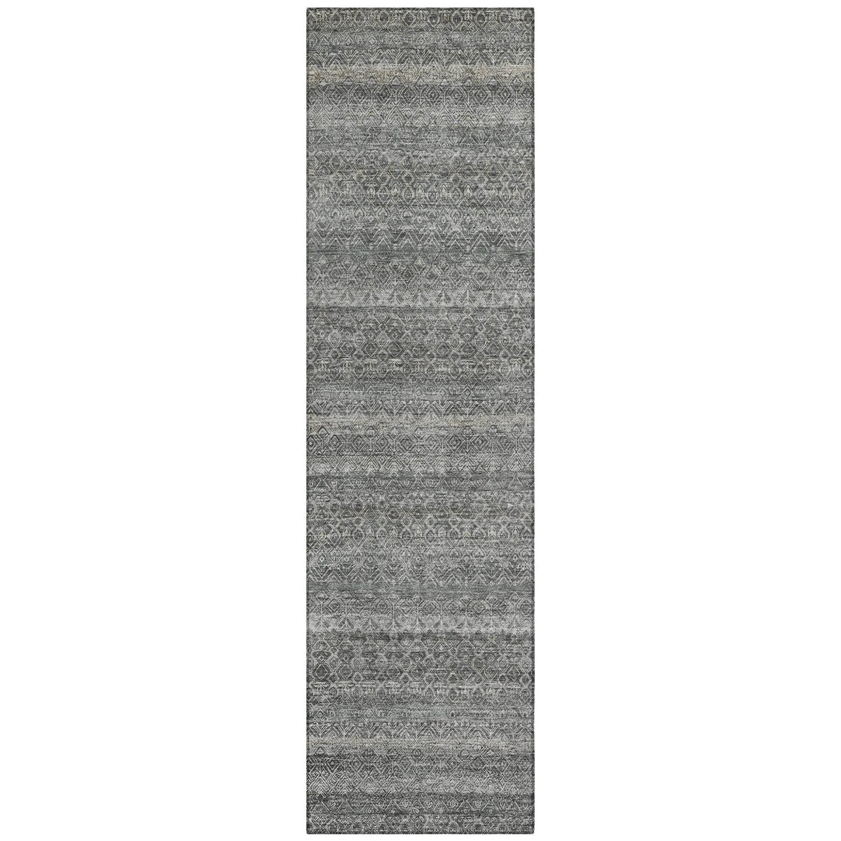 Addison Chantille ACN2105 Stripes Machine Made Transitional Pewter Rug