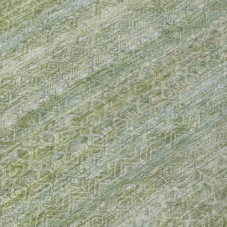 Addison Chantille ACN2105 Stripes Machine Made Transitional Sage Rug