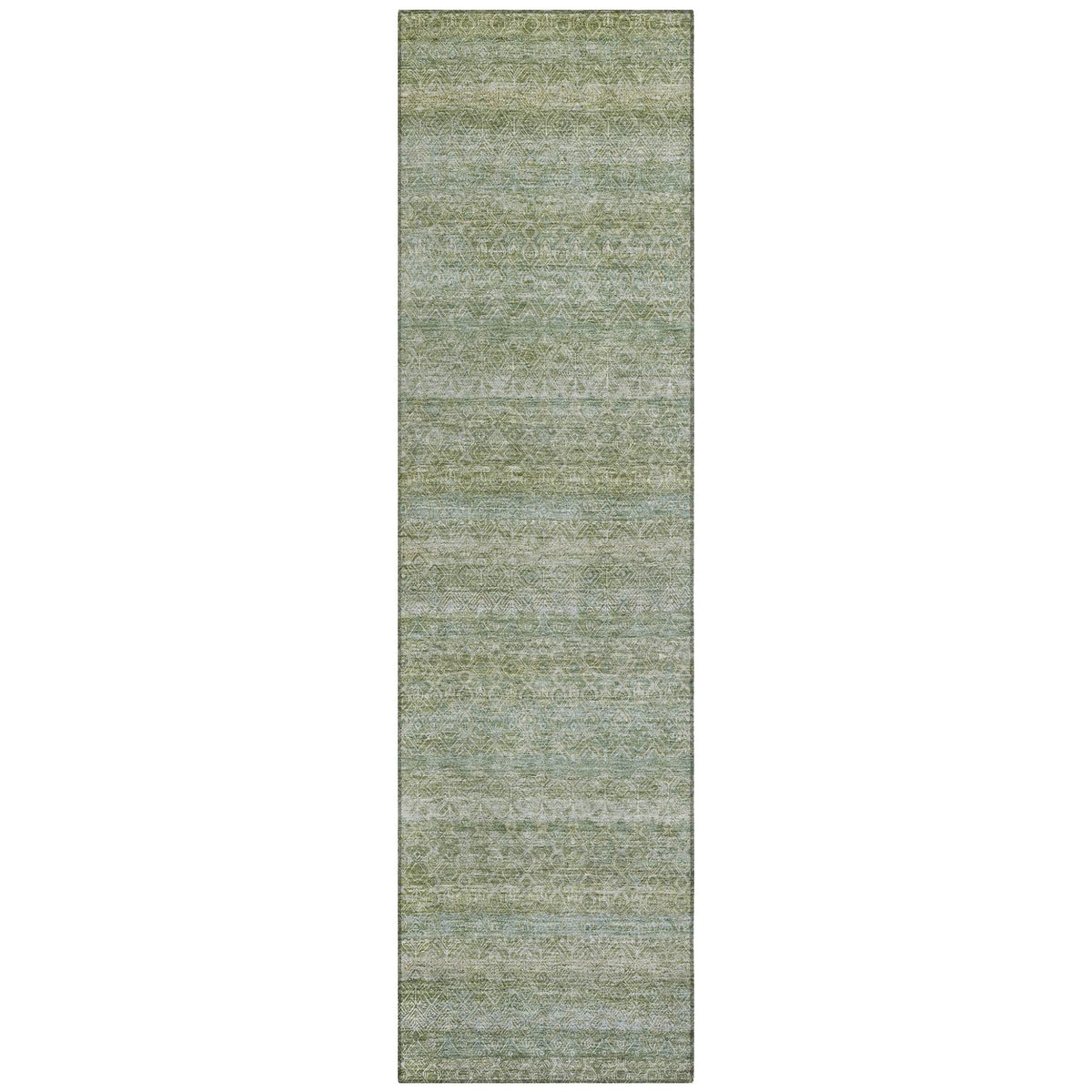 Addison Chantille ACN2105 Stripes Machine Made Transitional Sage Rug