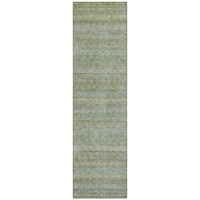 Addison Chantille ACN2105 Stripes Machine Made Transitional Sage Rug