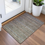 Addison Chantille ACN2106 Stripes Machine Made Transitional Brown Rug