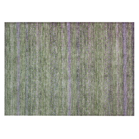 Addison Chantille ACN2106 Stripes Machine Made Transitional Olive Rug