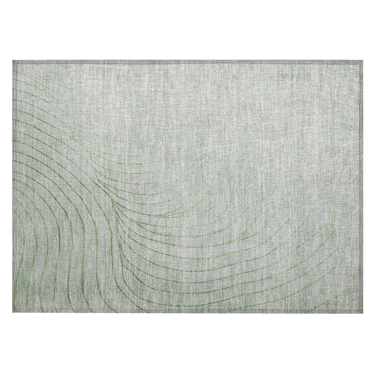 Addison Chantille ACN2107 Swirls Machine Made Transitional Aloe Rug