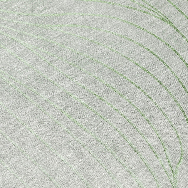 Addison Chantille ACN2107 Swirls Machine Made Transitional Aloe Rug