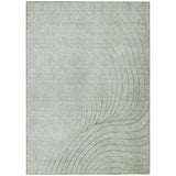 Addison Chantille ACN2107 Swirls Machine Made Transitional Aloe Rug