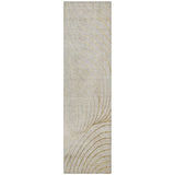 Addison Chantille ACN2107 Swirls Machine Made Transitional Beige Rug