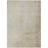 Addison Chantille ACN2107 Swirls Machine Made Transitional Beige Rug