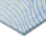 Addison Chantille ACN2107 Swirls Machine Made Transitional Blue Rug