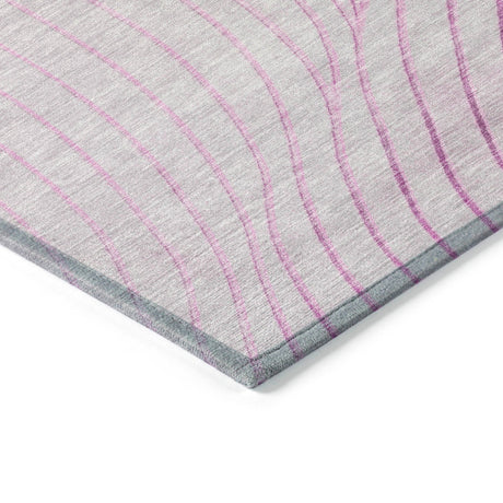 Addison Chantille ACN2107 Swirls Machine Made Transitional Blush Rug