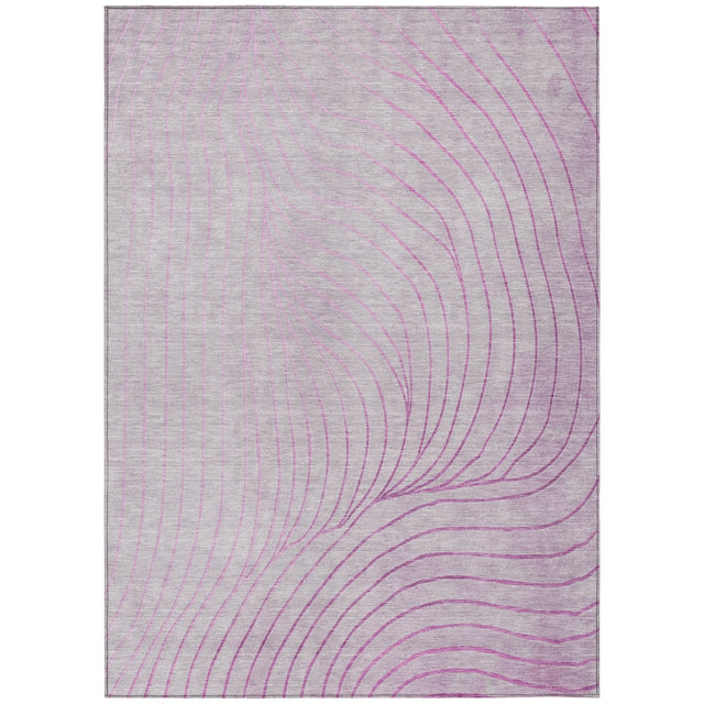 Addison Chantille ACN2107 Swirls Machine Made Transitional Blush Rug