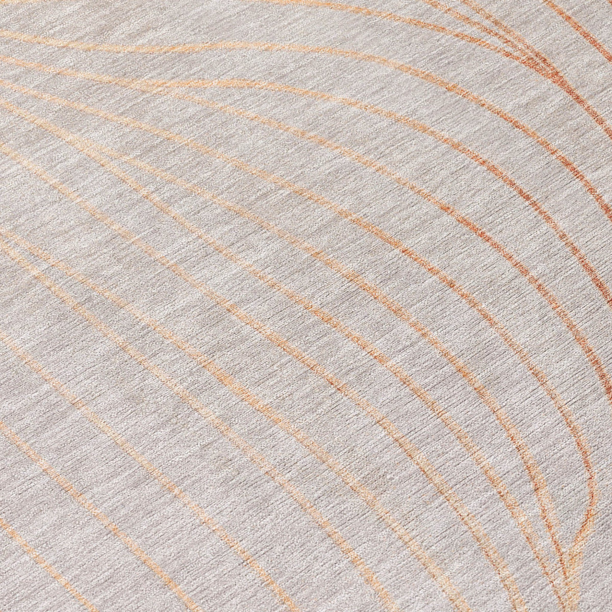 Addison Chantille ACN2107 Swirls Machine Made Transitional Copper Rug