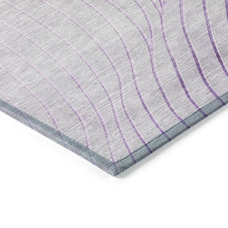 Addison Chantille ACN2107 Swirls Machine Made Transitional Lavender Rug