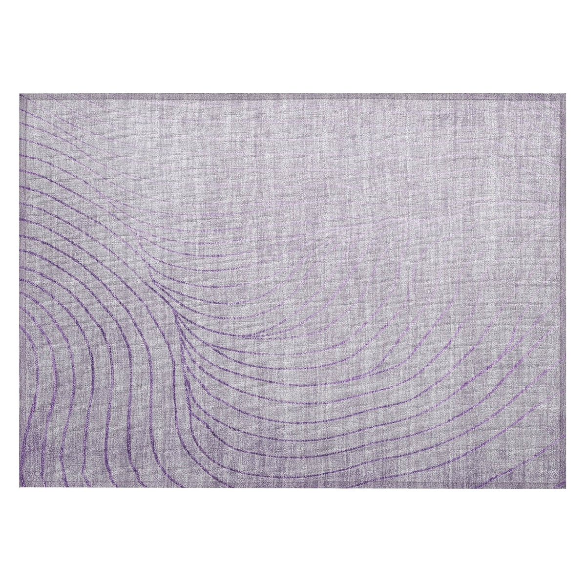 Addison Chantille ACN2107 Swirls Machine Made Transitional Lavender Rug