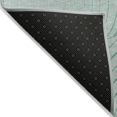 Addison Chantille ACN2107 Swirls Machine Made Transitional Mint Rug