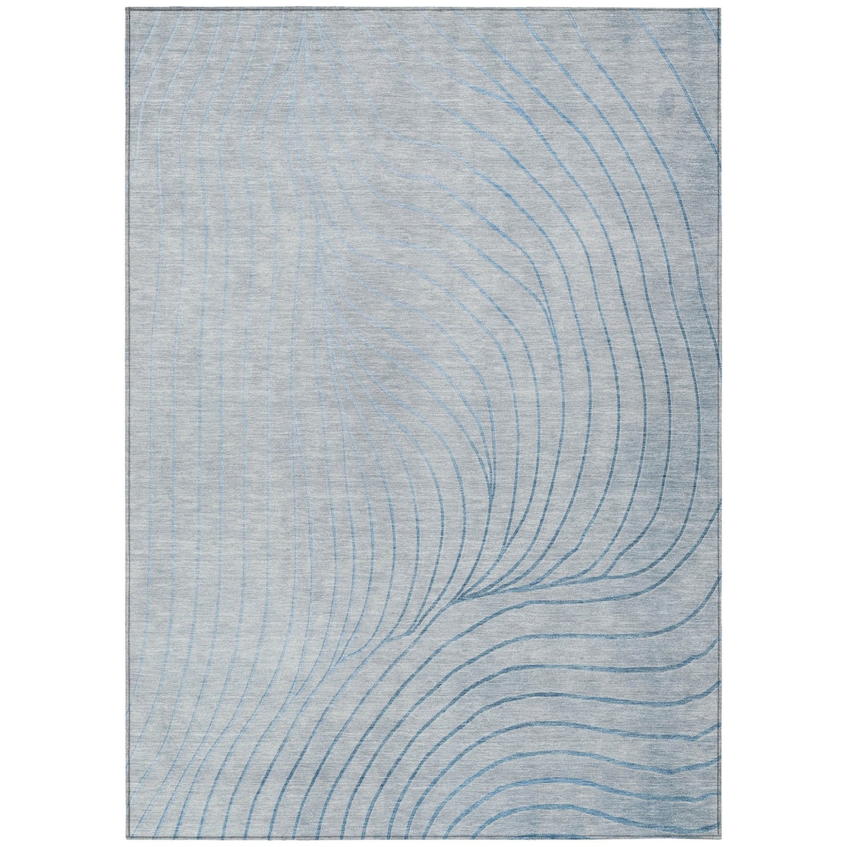 Addison Chantille ACN2107 Swirls Machine Made Transitional Sky Rug