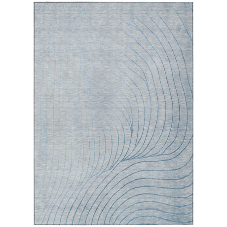 Addison Chantille ACN2107 Swirls Machine Made Transitional Sky Rug