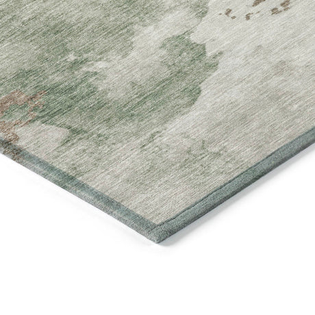 Addison Chantille ACN2108 Abstract Machine Made Transitional Aloe Rug