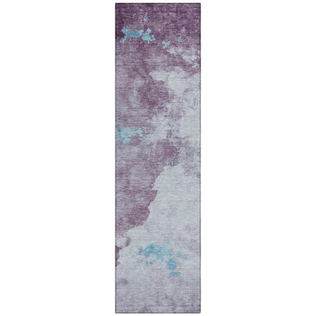 Addison Chantille ACN2108 Abstract Machine Made Transitional Lavender Rug