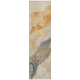 Addison Chantille ACN2109 Abstract Machine Made Transitional Orange Rug