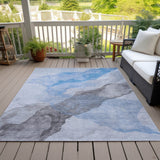 Addison Chantille ACN2109 Abstract Machine Made Transitional Sky Rug