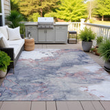 Addison Chantille ACN2110 Abstract Machine Made Transitional Blush Rug