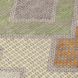 Addison Chantille ACN2111 Geometric Machine Made Transitional Brown Rug