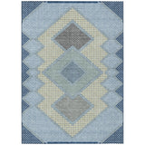 Addison Chantille ACN2111 Geometric Machine Made Transitional Denim Rug