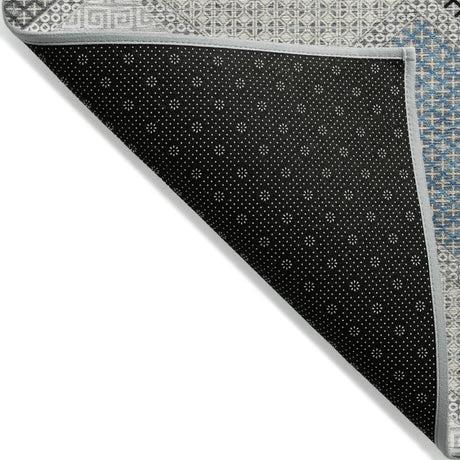 Addison Chantille ACN2111 Geometric Machine Made Transitional Gray Rug