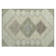 Addison Chantille ACN2111 Geometric Machine Made Transitional Green Rug
