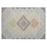 Addison Chantille ACN2111 Geometric Machine Made Transitional Pewter Rug