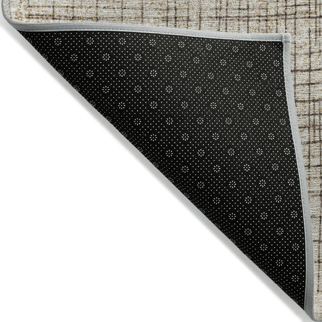 Addison Chantille ACN2112 Geometric Machine Made Transitional Brown Rug