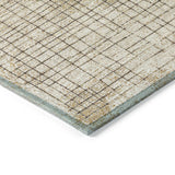 Addison Chantille ACN2112 Geometric Machine Made Transitional Brown Rug