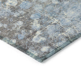 Addison Chantille ACN2113 Abstract Machine Made Transitional Blue Rug