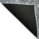Addison Chantille ACN2113 Abstract Machine Made Transitional Blue Rug