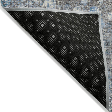 Addison Chantille ACN2113 Abstract Machine Made Transitional Blue Rug