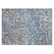 Addison Chantille ACN2113 Abstract Machine Made Transitional Blue Rug