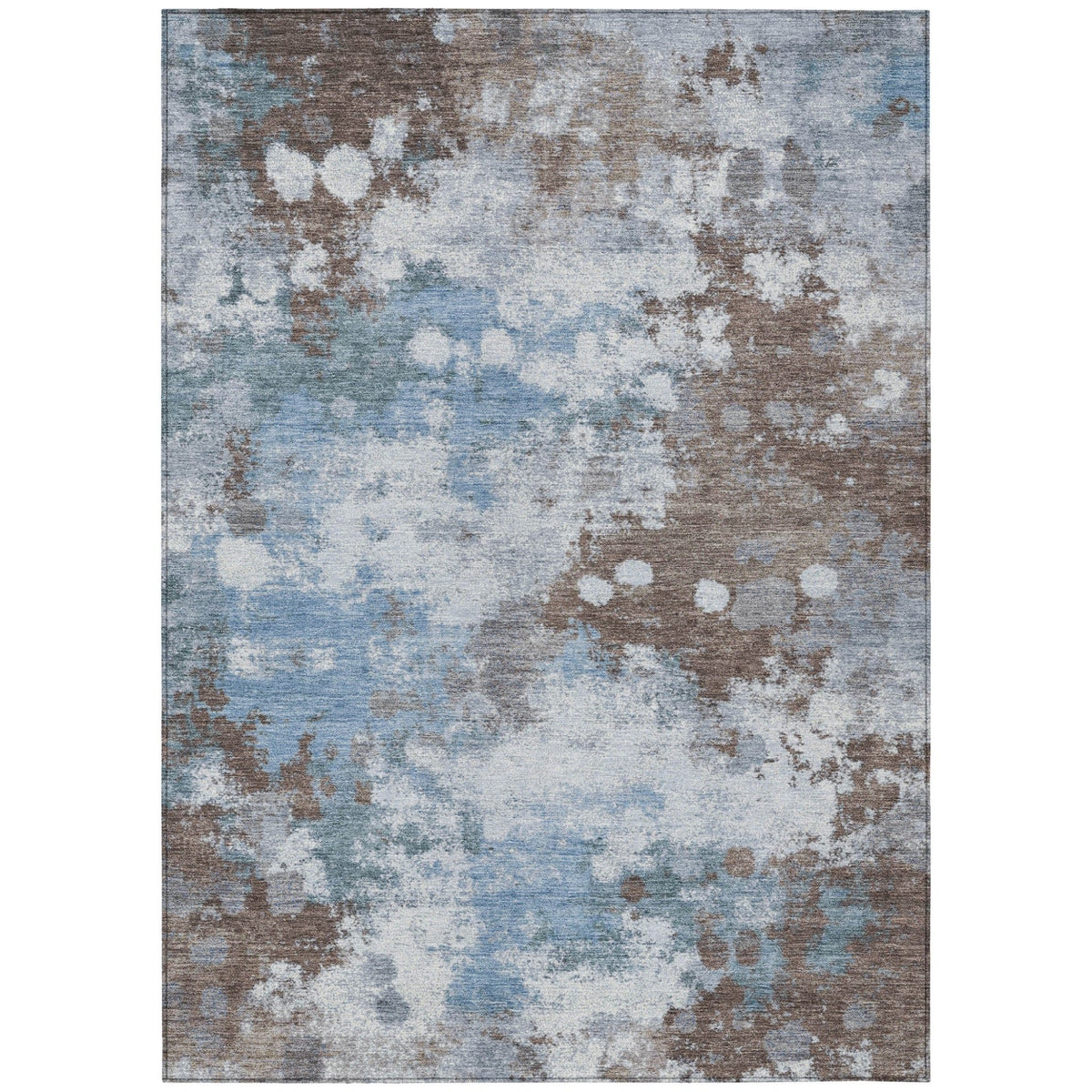 Addison Chantille ACN2114 Abstract Machine Made Transitional Brown Rug