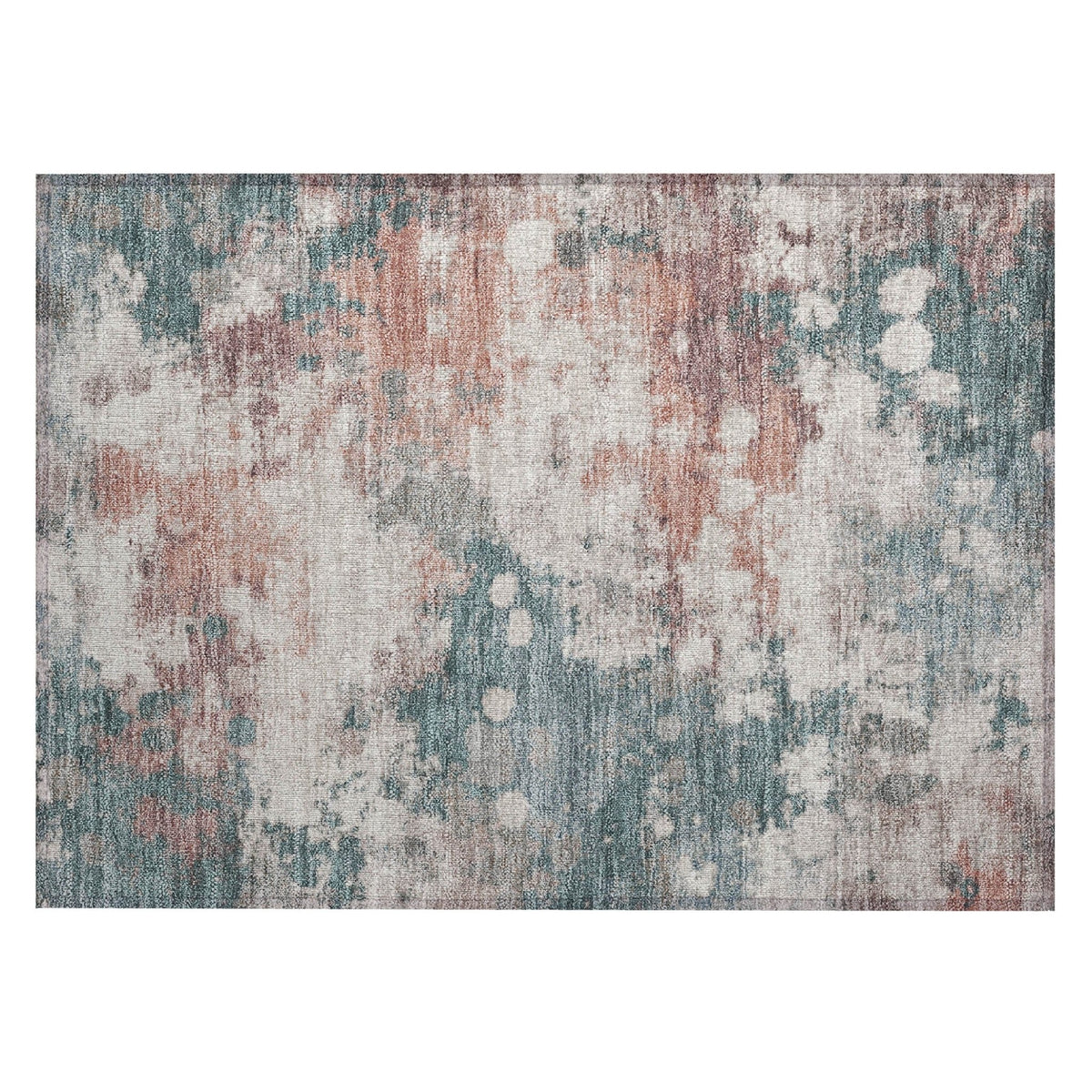 Addison Chantille ACN2114 Abstract Machine Made Transitional Coral Rug