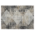 Addison Chantille ACN2116 Geometric Machine Made Transitional Black Rug