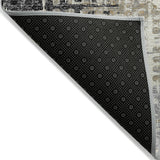 Addison Chantille ACN2116 Geometric Machine Made Transitional Black Rug
