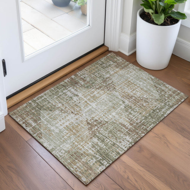 Addison Chantille ACN2116 Geometric Machine Made Transitional Fern Rug